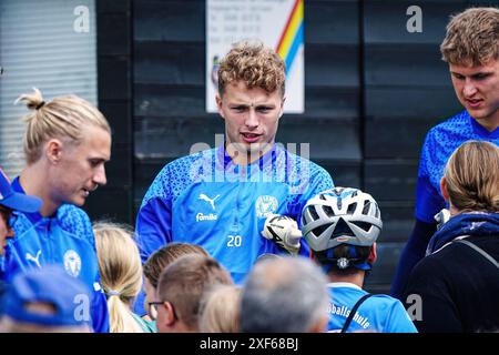 Jann-Fiete Arp (Holstein Kiel, #20) GER, Training Holstein Kiel, Fussball, Bundesliga, Saison 2024/25, 01.07.2024 Foto: Eibner-Pressefoto/Marcel von Fehrn Stockfoto