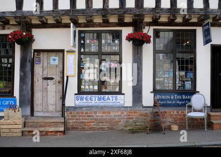 Lavenham ist ein Dorf, eine Bürgergemeinde und Wahlbezirk im Distrikt Babergh im County Suffolk, England Stockfoto