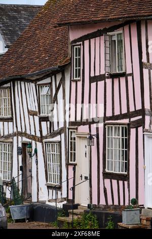 Lavenham ist ein Dorf, eine Bürgergemeinde und Wahlbezirk im Distrikt Babergh im County Suffolk, England Stockfoto