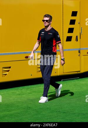 Barcelona, Spanien. Juni 2024. #27 Nico Hulkenberg (DEU, MoneyGram Haas F1), F1 Grand Prix von Spanien auf dem Circuit de Barcelona-Catalunya am 22. Juni 2024 in Barcelona, Spanien. (Foto von HOCH ZWEI) Credit: dpa/Alamy Live News Stockfoto