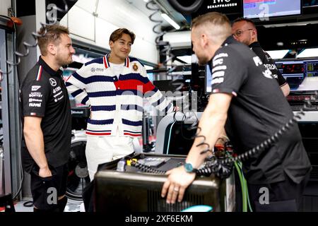 Barcelona, Spanien. Juni 2024. #63 George Russell (GBR, Mercedes-AMG Petronas F1 Team), F1 Grand Prix von Spanien auf dem Circuit de Barcelona-Catalunya am 20. Juni 2024 in Barcelona, Spanien. (Foto von HOCH ZWEI) Credit: dpa/Alamy Live News Stockfoto