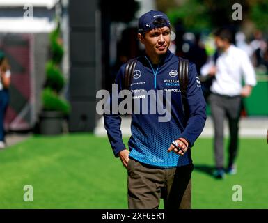 Barcelona, Spanien. Juni 2024. #23 Alexander Albon (THA, Williams Racing), F1 Grand Prix von Spanien auf dem Circuit de Barcelona-Catalunya am 21. Juni 2024 in Barcelona, Spanien. (Foto von HOCH ZWEI) Credit: dpa/Alamy Live News Stockfoto