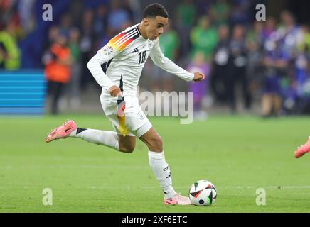 Dortmund, Deutschland. Juni 2024. firo : 23.06.2024, Fußball: UEFA EURO 2024, EM, Europameisterschaft 2024, Gruppenphase, M25, Match 25 Schweiz - Deutschland 1:1 Jamal Musiala of Germany Individual Action Credit: dpa/Alamy Live News Stockfoto