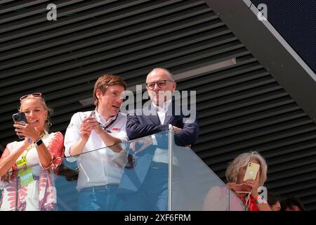 Barcelona, Spanien. Juni 2024. 23.06.2024, Circuit de Catalunya, Barcelona, Formel 1 Aramco Grand Prix von Spanien 2024, im Bild Formel-1-Chef Stefano Domenicali Credit: dpa/Alamy Live News Stockfoto