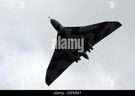 Vulcan XH558 auf der Wales National Airshow, 2015, Swansea Bay. Stockfoto