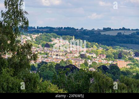 Die ländliche Marktstadt Stroud in Gloucestershire, England, Großbritannien Stockfoto