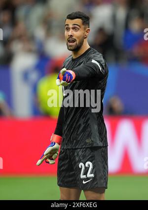 Portugal Torhüter Diego Costa während der UEFA Euro 2024, Achtelfinale in der Frankfurter Arena. Bilddatum: Montag, 1. Juli 2024. Stockfoto