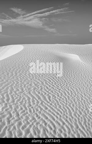 New Mexico's White Sands National Park. Stockfoto