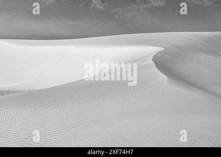 New Mexico's White Sands National Park. Stockfoto