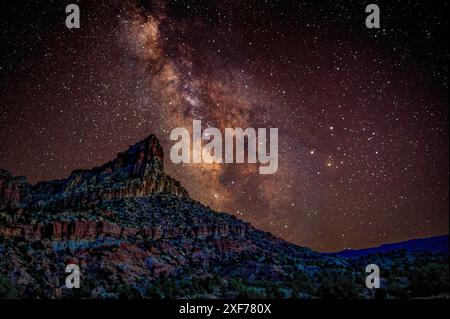 Vormittag im Capitol Reef National Park, Utah. Stockfoto
