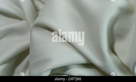 Textur aus weißem Stoff. Als Hintergrund geeignet Stockfoto