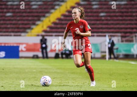 Mia Pante aus Kanada beim Spiel Kanada gegen Korea am 10. August 2022 beim FIFA U-20-Frauen-Weltmeisterschaft Costa Rica Stockfoto