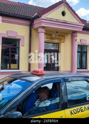 Mir, Weißrussland - 29. Mai 2024: Blick auf das Dorf mir in Weißrussland Stockfoto