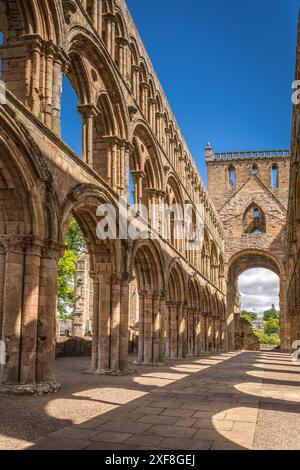 Geografie / Reise, Großbritannien, Schottland, Ruinen von Jedburgh Abbey, Jedburgh, ADDITIONAL-RIGHTS-CLEARANCE-INFO-NOT-AVAILABLE Stockfoto
