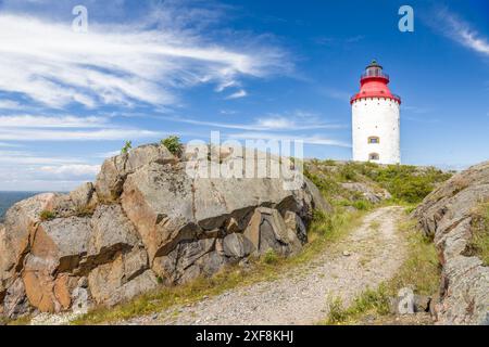 Geographie / Reise, Schweden, Landsort Fyr Leuchtturm auf Oeja kleine Inselinsel, ADDITIONAL-RIGHTS-CLEARANCE-INFO-NOT-AVAILABLE Stockfoto