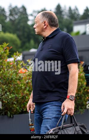 Spielberg, Österreich. Juni 2024. Frederic Vasseur (FRA, Scuderia Ferrari), der Formel 1 Grand Prix von Österreich auf dem Red Bull Ring am 27. Juni 2024 in Spielberg, Österreich. (Foto von HOCH ZWEI) Credit: dpa/Alamy Live News Stockfoto