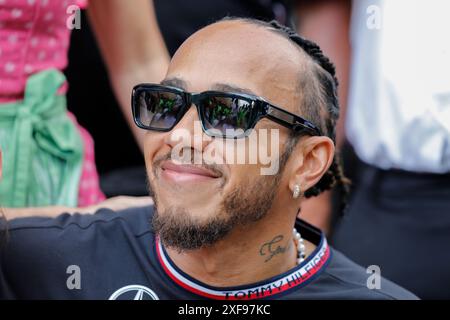 Spielberg, Österreich. Juni 30 2024. Formel 1 Quatar Airlines großer Preis von Österreich am Red Bull Ring, Österreich. Im Bild: Lewis Hamilton (GBR) vom Mercedes-AMG PETRONAS F1 Team © Piotr Zajac/Alamy Live News Stockfoto