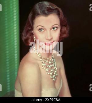 VIVIEN LEIGH (1913–1967) englische Bühnen- und Filmschauspielerin um 1958 Stockfoto