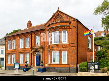 Viktorianische Architektur des Rathauses, erbaut 1892, Felixstowe, Suffolk, England, Großbritannien Stockfoto