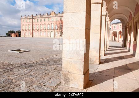 Königlicher Palast. Riofrio, Segovia Provinz Kastilien-Leon, Spanien. Stockfoto