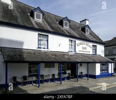 Kings Head Inn - Public House - Market Square, Llandovery, Carmarthenshire, Wales, Großbritannien Stockfoto