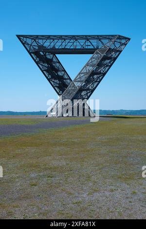 Saarpolygon an der Duhamelspitze bei Ensdorf, Saarland Stockfoto