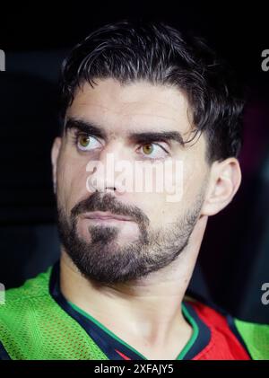 Portugals Ruben Neves während der UEFA Euro 2024, im Achtelfinale in der Frankfurt Arena in Frankfurt. Bilddatum: Montag, 1. Juli 2024. Stockfoto