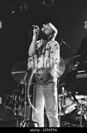 Sheffield, Großbritannien, 17. April 1980: Phil Collins tritt mit Genesis im Sheffield City Hall auf. Quelle: Terry Murden / DB Media Services / Alamy Stockfoto