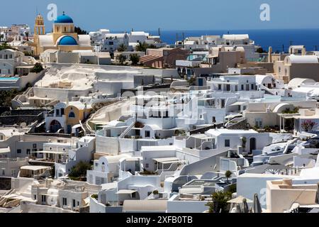 Santorini - Griechenland - 17. Mai 2024: Dorf Oia, Santorin, Kykladen, Griechenland. Stockfoto