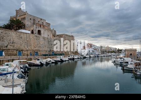 Ciudadela Stadt, menorca, balearen Inseln Stockfoto