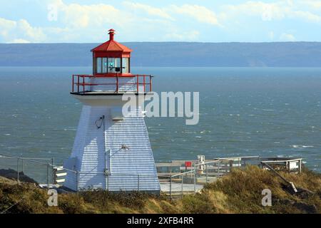 Geografie / Reisen, Kanada, New Brunswick, Cape Enrage, Cape Enrage Lighthouse, GEBAUT 1838, ADDITIONAL-RIGHTS-CLEARANCE-INFO-NOT-AVAILABLE Stockfoto