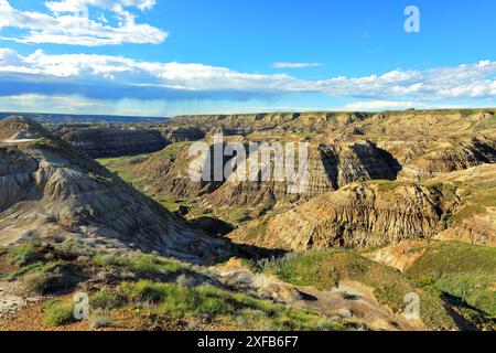 Geografie / Reisen, Kanada, Alberta, Drumheller, Badlands im Horsethief Canyon, ADDITIONAL-RIGHTS-CLEARANCE-INFO-NOT-AVAILABLE Stockfoto