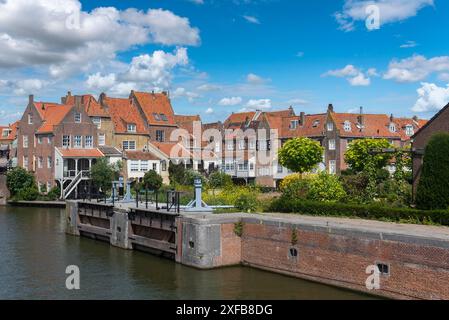 Geografie / Reise, Niederlande, historische Altstadt in der Nähe des alten Hafens, Enkhuizen, Nordholland, ADDITIONAL-RIGHTS-CLEARANCE-INFO-NOT-AVAILABLE Stockfoto