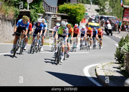 Tour de Frace 2024, Stage 4, Pinerolo nach Valloire - 01. JULI : während der 4 111. Auflage der Tour de France 2024 Radrennen, eine Etappe von 140 km 07/2024 ( Foto: Jan de Meuleneir / GodingImages Stockfoto