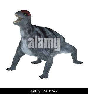 Criocephalosaurus war ein therapeutisches Tier, das während der permischen Zeit Südafrikas lebte. Stockfoto