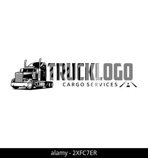 Das perfekte Logo für ein Unternehmen, das mit der Speditionsbranche in Verbindung steht Stock Vektor