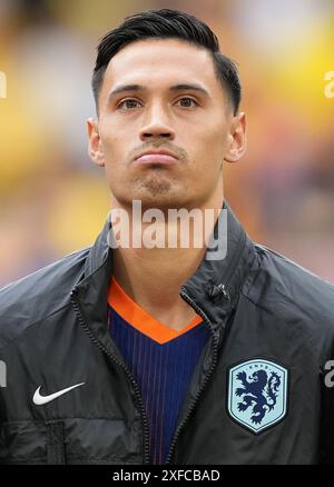 Tijjjani Reijnders in der UEFA Euro 2024, Achtelfinale in der Münchner Fußball-Arena. Bilddatum: Dienstag, 2. Juli 2024. Stockfoto
