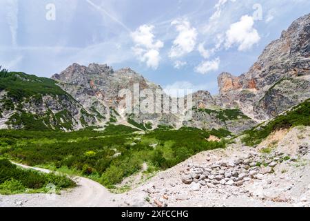 Steinernes Meer: Gipfel Breithorn und Sommerstein im Steinernen Meer im Pinzgau, Salzburg, Österreich Stockfoto