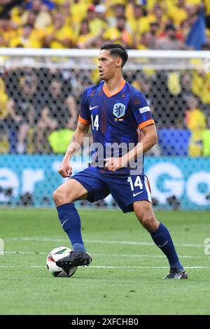 München, Deutschland. Juli 2024. MÜNCHEN, DEUTSCHLAND - 2. JULI: Tijjani Reijnders (Niederlande) während des Achtelfinale der UEFA EURO 2024 zwischen Rumänien und den Niederlanden am 2. Juli 2024 in München.240702 SEPA 24 029 - 20240702 PD11920 Credit: APA-PictureDesk/Alamy Live News Stockfoto