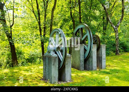 Altenberg Exponate auf dem Freigelände des Bergbaumuseums Altenberg. Altenberg Sachsen Deutschland *** Altenberg stellt auf dem Freigelände des Bergbaumuseums Altenberg Sachsen Deutschland aus Stockfoto