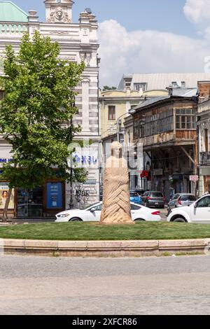 Tiflis, Georgien - 17. JUNI 2024: Saarbrücken-Platz, auch bekannt als Woronsow-Platz in Tiflis, Georgien. Stockfoto