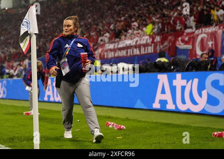 Leipzig, Deutschland. Juli 2024. Während des Fußballspiels der Euro 2024 zwischen Österreich und der Türkei in der Red Bull Arena – Achtelfinale in Leipzig – Dienstag, den 02. Juli 2024. Sport - Fußball . (Foto: Fabio Ferrari/LaPresse) Credit: LaPresse/Alamy Live News Stockfoto