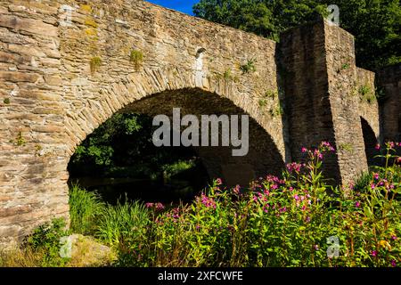 Halsbrücke die Altväterbrücke war ein Aquädukt und die bedeutendste wasserwirtschaftliche Anlage des Halsbrücker Bergbaues. Sie wurden zwischen 1686 und 1715 unter der Leitung des sächsischen Oberberghauptmannes Abraham von Schönberg errichtet. Im Jahre 1893 wurde sie wegen Baufälligkeit abgerissen. Halsbrücke Sachsen Deutschland *** Halsbrücke die Alte Vaterbrücke war ein Aquädukt und die wichtigste Wasserbewirtschaftungsanlage des Halsbrücke Bergbaus Sie wurde zwischen 1686 und 1715 unter der Leitung des sächsischen Bergbauhauptmanns Abraham von Schönberg 1893 erbaut Stockfoto