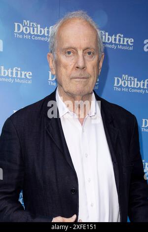 20. Juni 2024, London, England, Vereinigtes Königreich - Gyles Brandreth bei Mrs Doubtfire 1. „Nanniversary“ im Shaftesbury Theatre Stockfoto