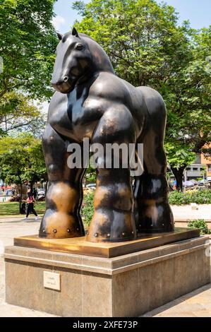 Kolumbien, Antioquia District, Medellin, Antioquia District, Botero Place, Skulptur von Botero Stockfoto