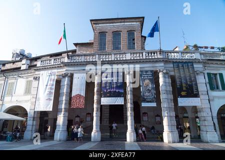 Teatro Grande (das historische große Theater von Brescia) im historischen Zentrum von Brescia, Lombardei, Italien© Wojciech Strozyk / Alamy Stock Photo *** lokal Stockfoto