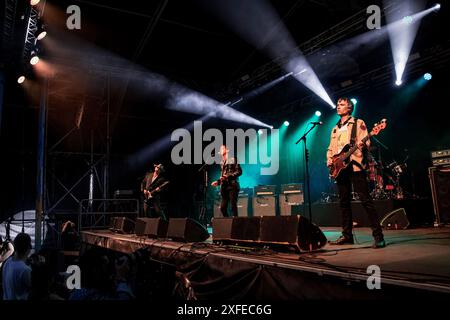 Live-Konzert der Libertines im Circolo Magnolia - Segrate, Mailand, Italien 02. Juli 2024 © Giorgia de Dato Stockfoto