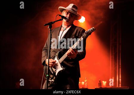 The Libertines (Pete Doherty) Live-Konzert im Circolo Magnolia - Segrate, Mailand, Italien 02. Juli 2024 © Giorgia de Dato Stockfoto