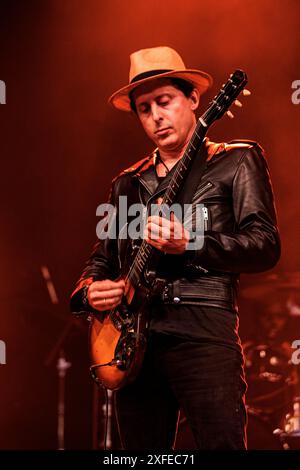 The Libertines (Carl Barât) Live-Konzert im Circolo Magnolia - Segrate, Mailand, Italien 02. Juli 2024 © Giorgia de Dato Stockfoto