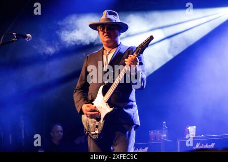 The Libertines (Pete Doherty) Live-Konzert im Circolo Magnolia - Segrate, Mailand, Italien 02. Juli 2024 © Giorgia de Dato Stockfoto